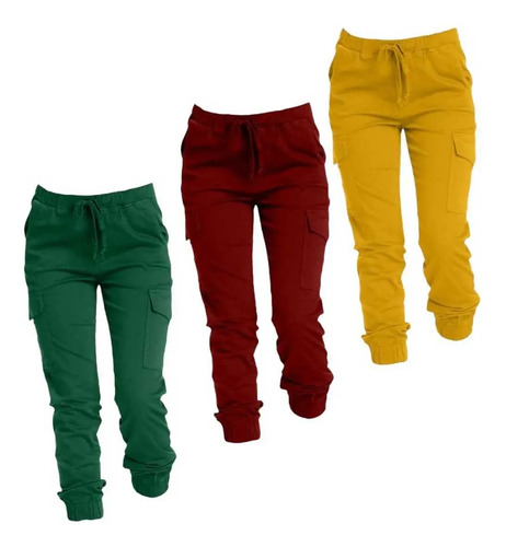 Pantalón Jogger Tipo Cargo Dama X3