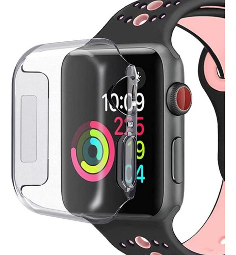  Capa Case Protetor Para Apple Watch Acrílico Transparente