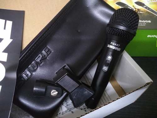 Microfono Shure Pga57 Dinamico Impecable 