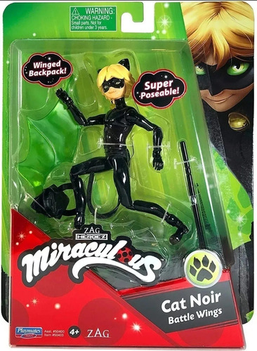 Figura Miraculous Cat Noir Mini Muñeca
