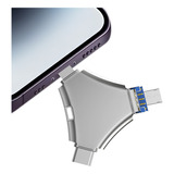 Unidad Flash Usb 4 En 1 Tipo C+usb+micro+lightning, 3,0-128