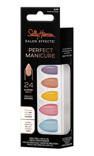 Kit De Uñas Postizas Sally Hansen Salon Effects Press On