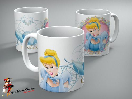 Taza - Tazón De Ceramica Cenicienta Disney Art