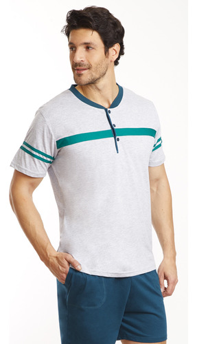 Beckil Cod 3123 Pijama Algodón Hombre Clasico 