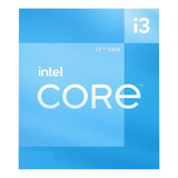 Microprocesador Pc Intel Core I3 12100 12mb Bx8071512100 3.3ghz Socket 1700 4 Núcleos 8 Hilos 12va Generación Socket Fclga1700 Intel Hd Graphics X86-64  Ddr4
