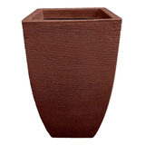 Vaso Quadrado Textura Luxo Planta Casa Jardim Varanda N3