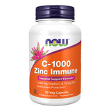 C-1000 Zinc Inmune 90 Caps - Now Foods