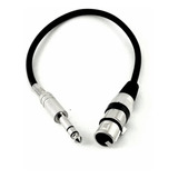 Adaptador Xlr Fêmea X P10 Stereo 20 Cm