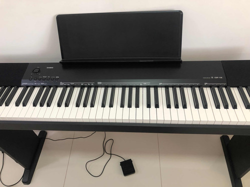 Piano Digital Casio Cdp135 Com Suporte - Itapema Sc 