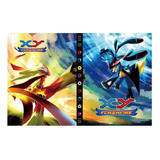 Álbum Grande Pokémon Porta 432 Cartas Tcg Cards Lucario