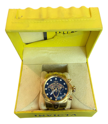 Relógio Masculino Invicta Original  Modelo Cobra Dourado 