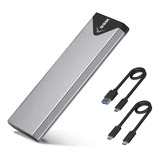 Adaptador De Carcasa De Aluminio M.2 Nvme Ssd, Usb 3.1 Gen 2