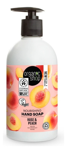 Organic Shop Jabon Liquido Manos Nutri Rose & Peach 500ml