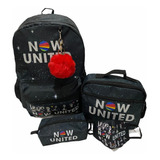 Kit Mochila Now United Escolar