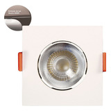 Spot Easy Led Embutir 3w Quadrado Branco 4000k 7,5x7,5cm