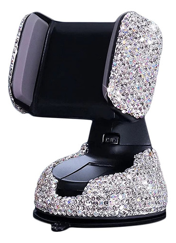 Bling Car Phone Holder, Suncaraccl 360 ° Ajustable Crystal