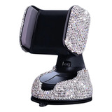 Bling Car Phone Holder, Suncaraccl 360 ° Ajustable Crystal