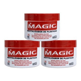 Revitalizador De Plásticos E Parachoque Magic 3 Unidades