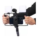 Estabilizador Celular Steadycam Video Tripode Cámara Led