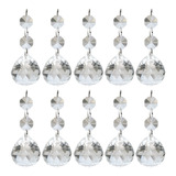 10pcs Bolas De Cristal Chandelier Prisms Colgantes Lágrimas