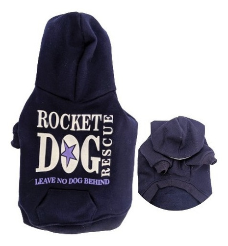Moletom Para Cães E Gatos | Rocket Dog Com Capuz | Tamanho 2