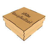 50pz Caja Madera Regalo Personalizada Varios Diseños Art2915