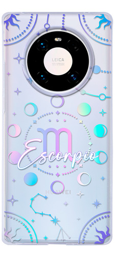 Funda Para Huawei Uso Rudo Mujer Signo Zodiaco Escorpio