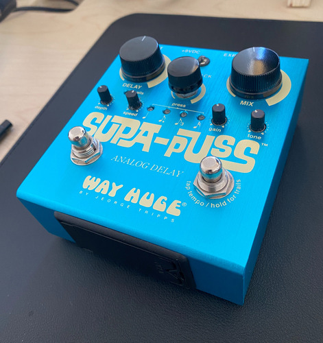 Pedal De Efecto Way Huge Aqua Puss Whe-701 Delay Analogico