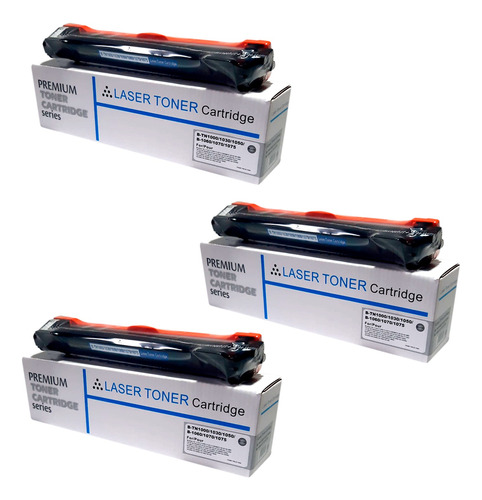 3 Toner Tn1060 Compatible Con Brother Hl1202 1112 1512 1602