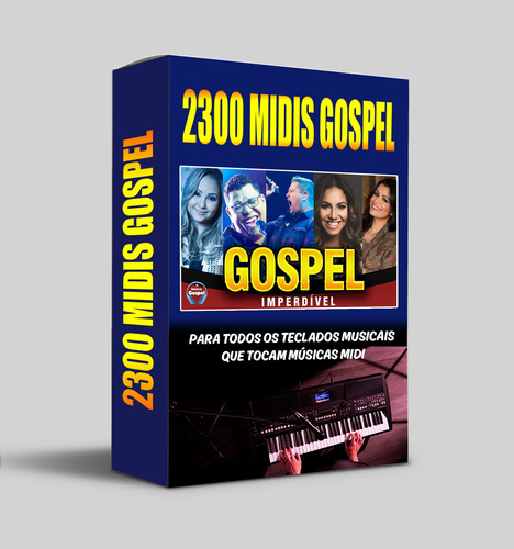 2300 Midis Gospel Para Teclados Yamaha, Roland- Envio Grátis