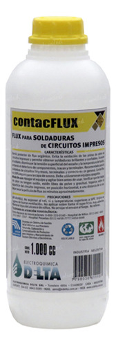 2 Litros Contacflux Flux Protector Soldaduras De Circuitos