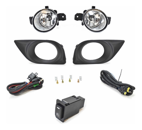 Kit Faros De Niebla Versa 2012 2013 2014 C/cable