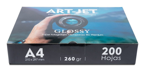 Papel Fotográfico Rc Ultra Glossy Art-jet® A4 X 200 Hojas
