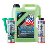 Set 3 Pzas Molygen 10w30 Injection Reiniger Liqui Moly