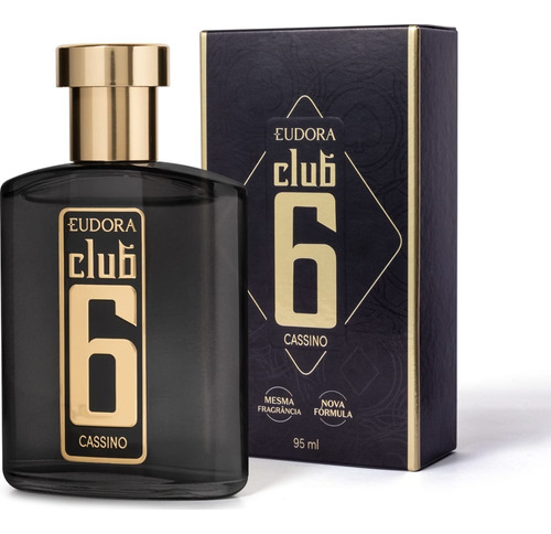 Perfume Masculino Eudora Club 6 Cassino 95ml