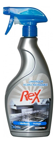 Limpiador Acero Inoxidable Rex Con Atomizador