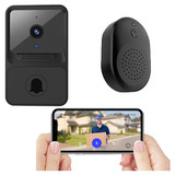 Vídeo Porteiro Wi-fi Via App + Kit Campainha Smart Doorbell