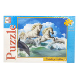 Puzzle Rompecabezas 500 Piezas- Caballos Y Delfines- Implás