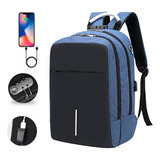 Mochila Impermeable Antirrobo Mochila De Negocios Escolar Con Cargador Usb Escolar Bolsas Mochila De Computadora De