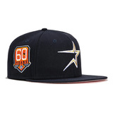 Gorra New Era Astros Houston 59fifty Plana Seda Uv Rosa