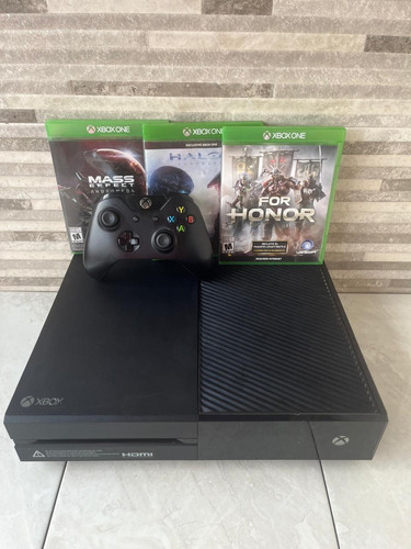 Consola Xbox One Fat De 500gb Con 3 Juegos!! 