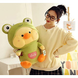 Peluche Almohada Pato Kawaii Gigante Con Disfraz 