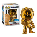 Funko Pop Hulk #499 Orange Chrome Walmart Exclusive Avengers