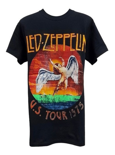 Playera Led Zeppelin Us Tour 75