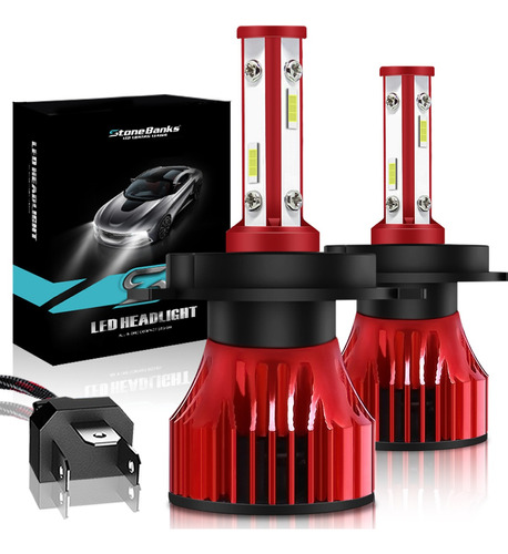 Auto Kit De Faros Led H4 9005 9006 H11 H7 4 Lados Csp