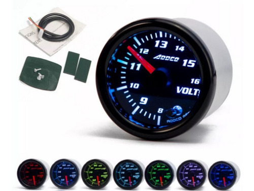 Medidor De Boost  Voltaje Tacometro Wideband Completo Gauge