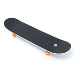 Skate Completo Montado Suporta 100kg Vollo Shape Maple 9 Cor Das Rodas Laranja Cor Dos Rolamentos Prata