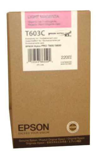 Tinta Epson Stylus Magenta Light Plotter Pro 7800/9800 220ml