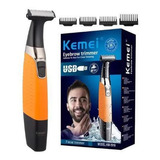 Kemei Barbeador Km-1910 Laranja