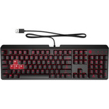 Teclado Mecánico Gaming Hp Omen Encoder Alámbrico En Español